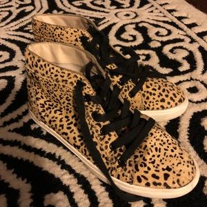 Steve Madden cheetah sneakers